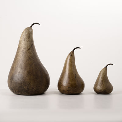 Stained marble pears (available in 3 sizes)