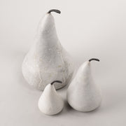 White marble pears (available in 3 sizes)