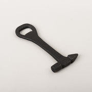 Black iron "hammer" bottle opener