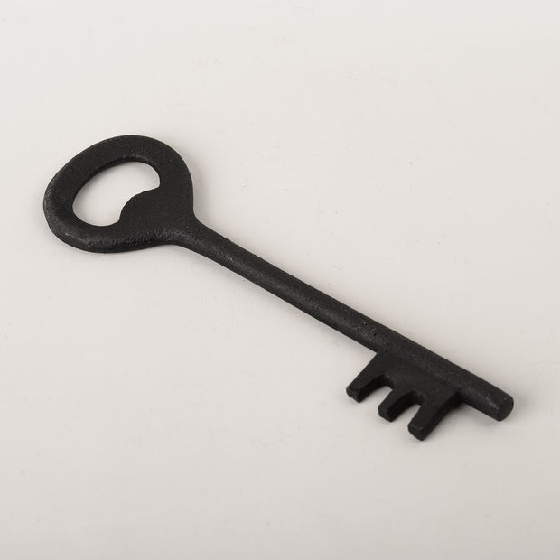 black iron "key" bottle opener