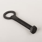 Black iron "bolt" bottle opener