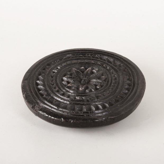 Black Carved unique Stone Trivet/35