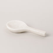 Mini White Marble Spoon Rest