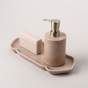 Pink Marble Soap Dispenser