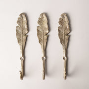 XL Brass Leaf Hook