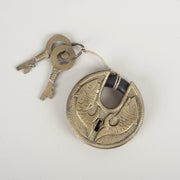 Round Brass Fish Lock